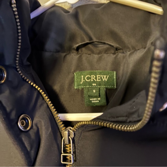 J.Crew Men’s Expedition Down Black Puffer Jacket Size S - Picture 2 of 4